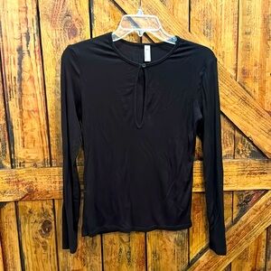 American Apparel black long sleeve top size medium